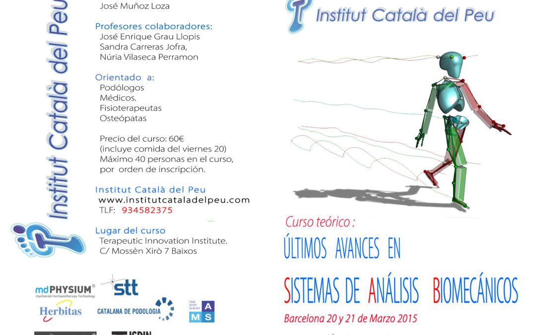 El Institut Català del Peu realiza un nuevo curso de los “Últimos avances en sistemas de análisis biomecánicos”