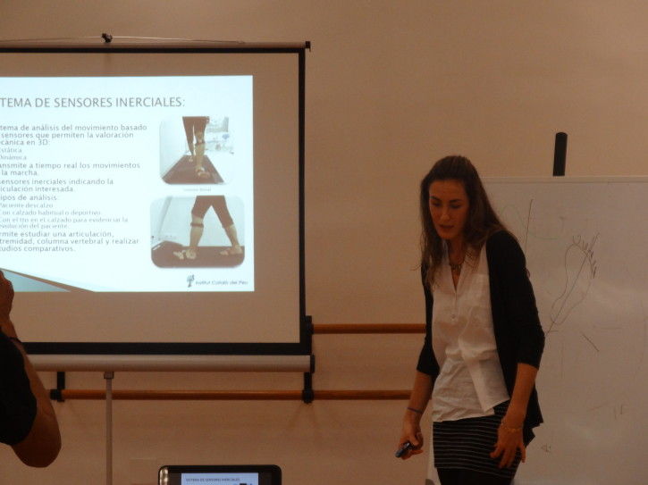 The Institut Català del Peu gives a cpurse about biomechanics in the Pilar Dominguez Institute.