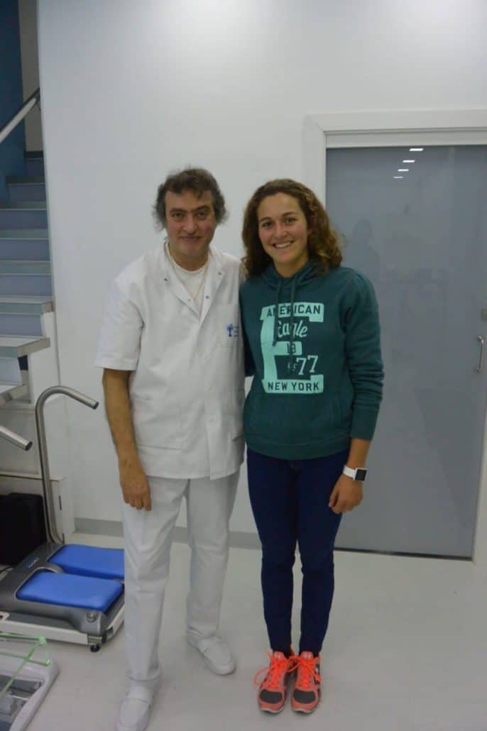 THE INSTITUT CATALÀ DEL PEU REALIZES A BIOMECHANICAL SURVEY TO ANNA BOADA, OLYMPIC SPORTSWOMAN.