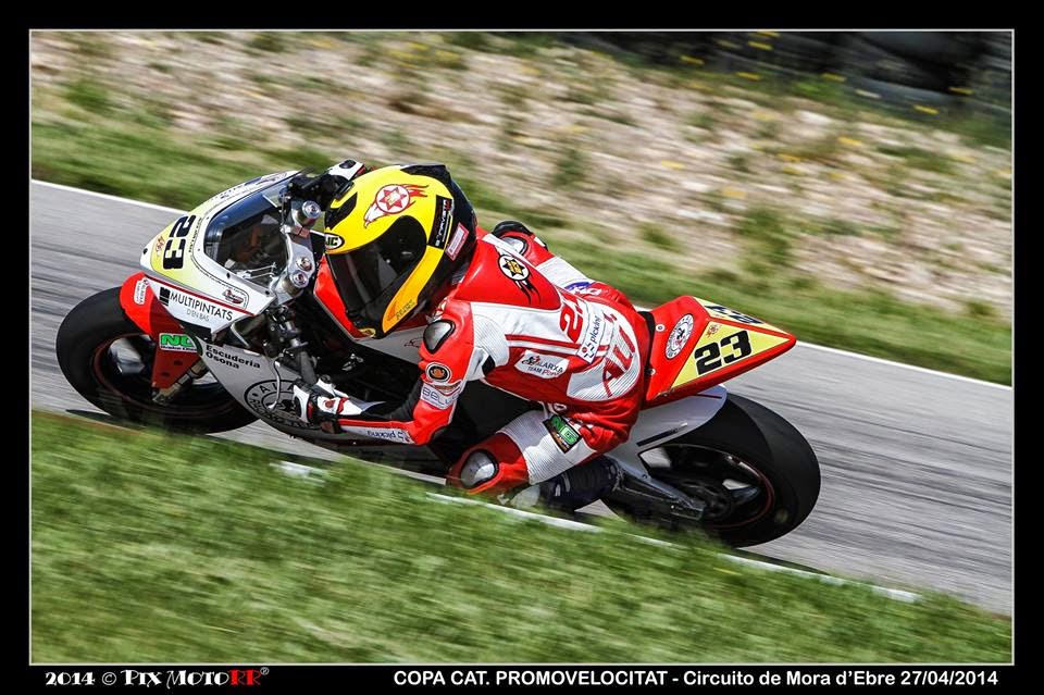 ALEX MILLÁN GÓMEZ, A MOTORCYCLING RIDER, VISITS THE INSTITUT CATALÀ DEL PEU.