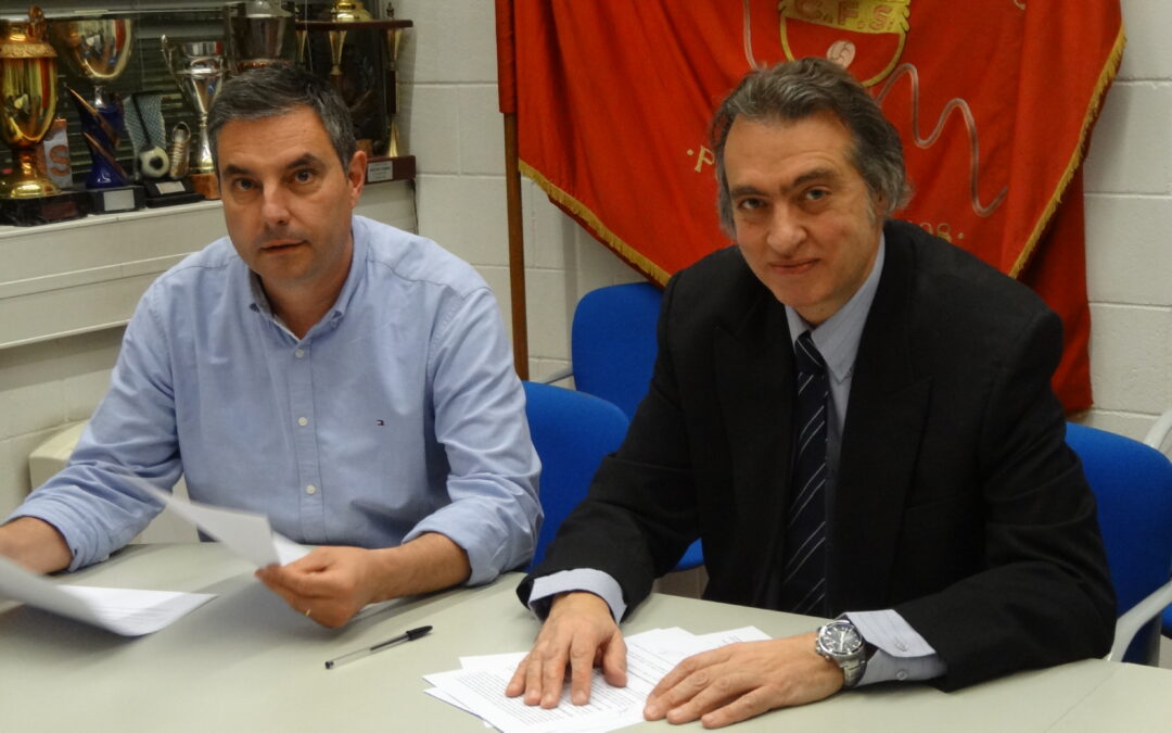 Nuevo contrato de colaboración entre el Futbol Club Santboiana y el Institut Català del Peu.