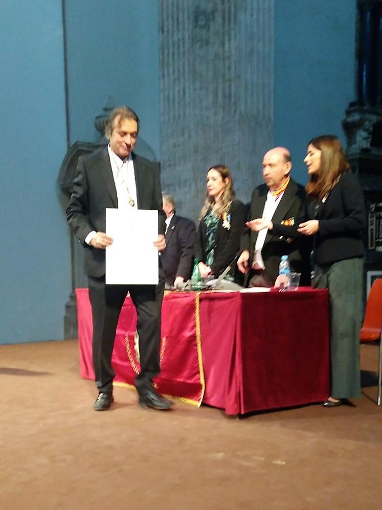 L'Acadèmia Internacional de Ciències atorga a D. Miguel Angel Baños Bernad la Gran Placa a l'Excel·lència Acadèmica i Professional