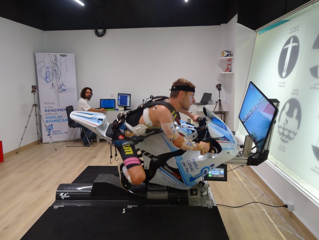 El Institut Català del Peu realiza un análisis biomecánico al piloto Jules Cluzel. El Institut Català del Peu realiza un análisis biomecánico al piloto Jules Cluzel.