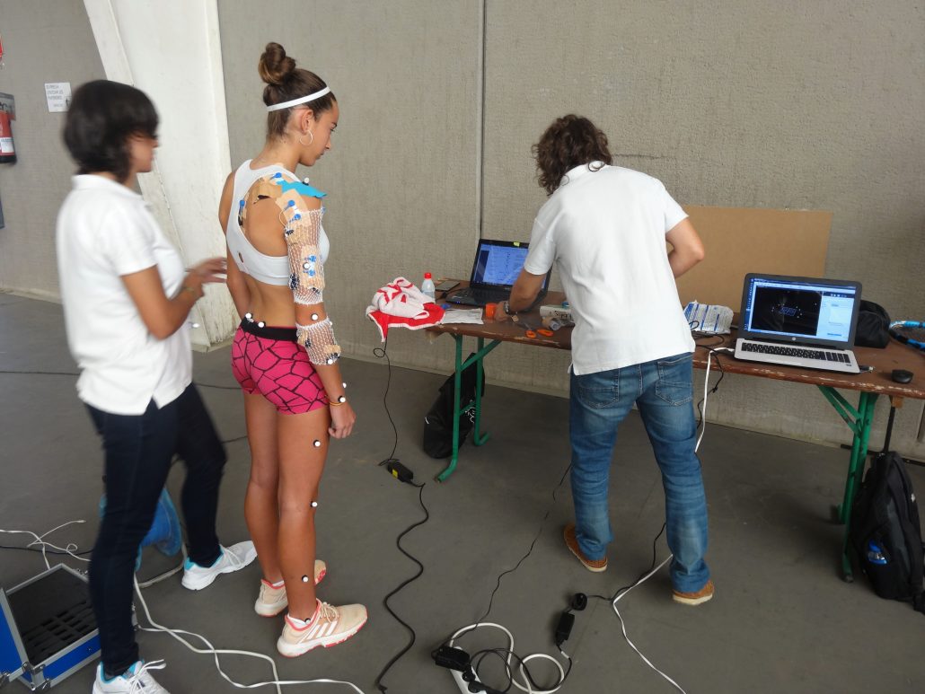 L'Institut Català del Peu, unitat biomecànica oficial de la Federació Catalana de Tennis, realitza una anàlisi biomecànica a la tennista Raquel Caballero.
