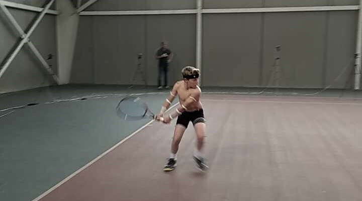 THE INSTITUT CATALÀ DEL PEU, OFFICIAL BIOMECHANICAL DEPARTMENT OF THE CATALAN TENNIS FEDERATION, CONDUCTS A BIOMECHANICAL ANALYSIS TO THE TENNIS PLAYER ROGER PASCUAL.