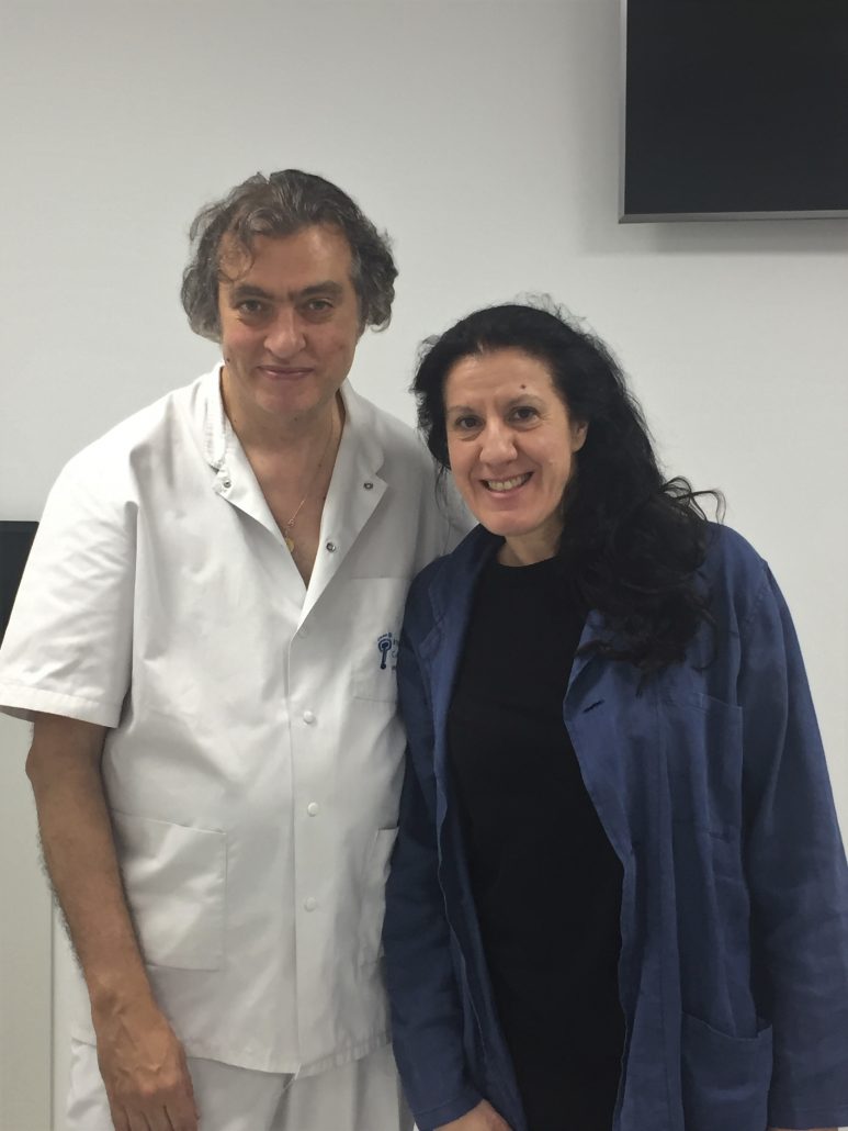 La artista María Pagés visita el Institut Català del Peu. La artista María Pagés visita el Institut Català del Peu.