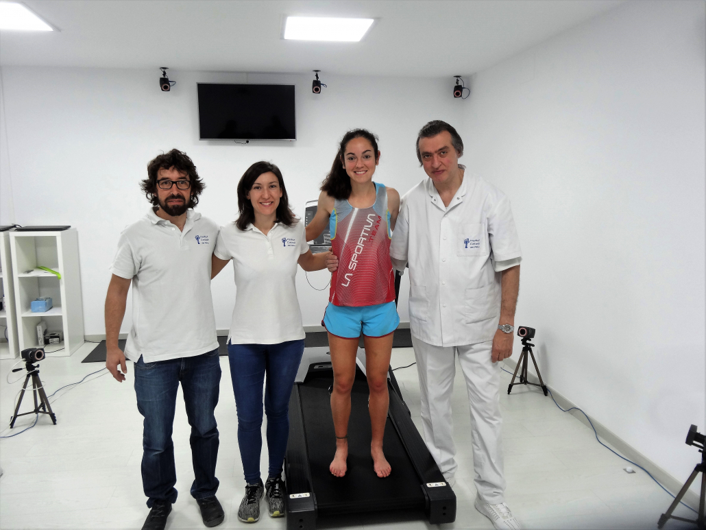 El Institut Català del Peu realiza un análisis biomecánico a Gisela Carrión, Campeona de España en Kilómetro Vertical