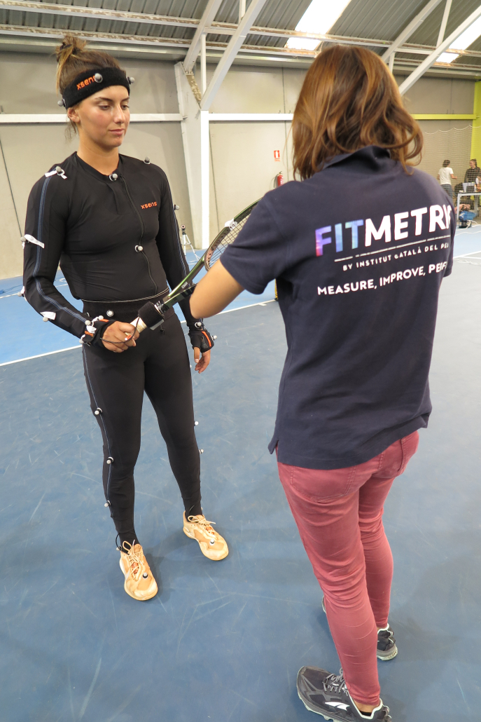 El Institut Català del Peu realiza un estudio pionero del saque de tenis con diversas tecnologías biomecánicas simultáneamente