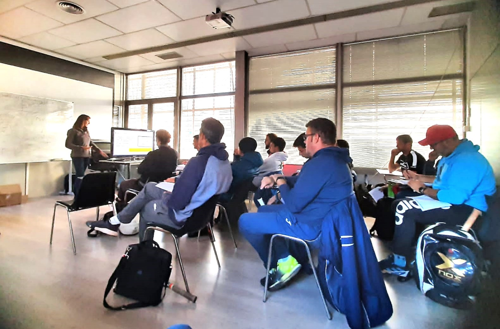 THE INSTITUT CATALÀ DEL PEU TAKES PART IN THE II LEVEL IN THE COURSE OF TRAINERS OF THE CATALAN TENNIS FEDERATION.