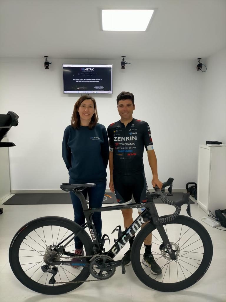 El Institut Català del Peu realiza un análisis biomecánico al ciclista Benjamí Prades